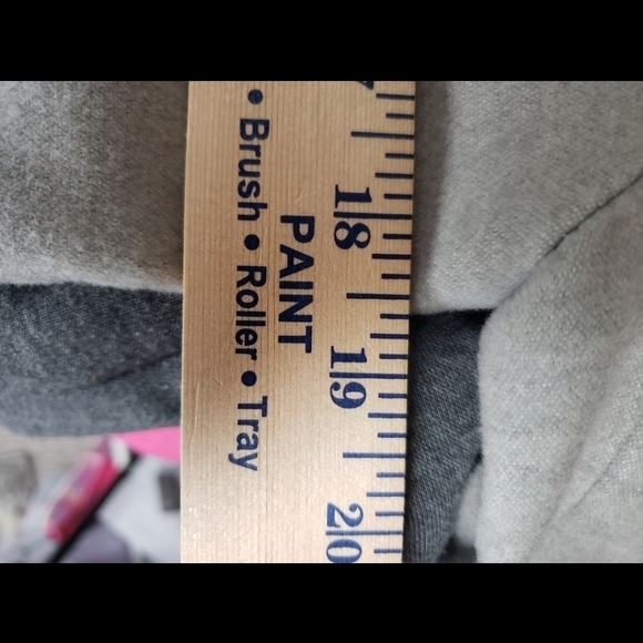 Forever 21 Gray Long Sleeve Asymmetrical Zipper Foldover Collar Sz S - Picture 7 of 7